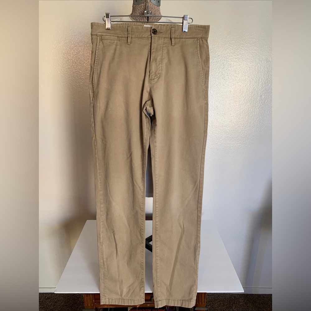 Goodfellow Hennepin Chino Tan Pants 30 x 32 Preowned